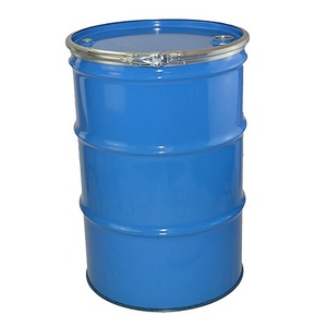 Fût en acier de 200 L (55 gallons) vide, bleu, antivol, pour stockage d'essence, d'huile moteur et autres liquides. - Product Image 6