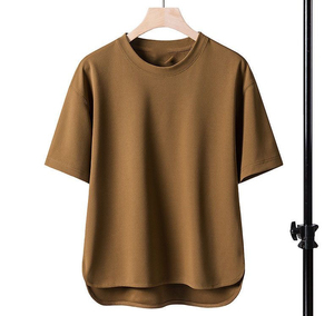 T-shirts d'été à manches courtes, style uni, confortables et amples, avec logo personnalisé OEM. - Product Image 6