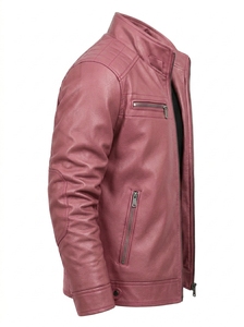 Veste d'hiver décontractée pour homme en coton enduit, écologique, avec col montant et fermeture éclair sur les poches avant, idéale pour le quotidien - Vente en gros - Product Image 4