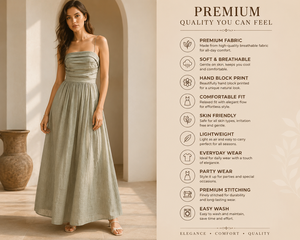 Elegante Vestido de Sirena Moderno con Pliegues, de Algodón Ecológico Transpirable, con Tirantes Finos y Espalda Descubierta, Fruncido, para Mujer - Product Image 3