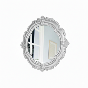 Espejo de Pared Decorativo de Estilo Francés Antiguo al por Mayor |   Espejo con Marco de Metal Ornamentado Tallado a Mano de Estilo Rústico para Decoración del Hogar - Product Image 5