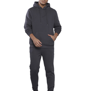 Nouvelle conception, broderie, 100% coton, sweats à capuche personnalisés, pantalons évasés, joggers empilés, ensembles unisexes, sweats à capuche empilés, ensembles de survêtements, survêtements pour hommes - Product Image 1