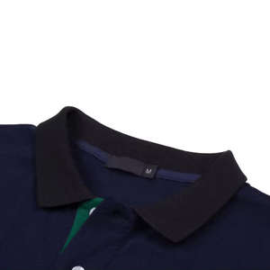 Nouvelles chemises de golf pour hommes en tricot uni personnalisées avec logo brodé de haute qualité pour la vente en ligne à bas prix 2026 - Product Image 3