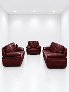 Moderno Conjunto de Sofá 3-2-1 Vegas Marrón de 321 Asientos para Oficina, Sala de Estar, Hotel, Patas de Acero Inoxidable, Tela Premium Personalizada, Ecológico - Product Image 1