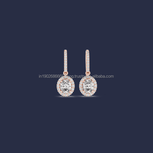 Pendientes de aro de acero inoxidable de moda personalizados de 14K para mujer fabricante de joyería al por mayor - Product Image 1