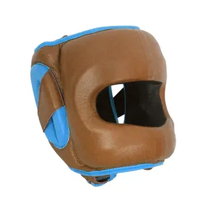 Casque de boxe en cuir PU, réglable et personnalisable, pour adulte, confortable, vente en gros, faible MOQ, pas cher - Product Image 5