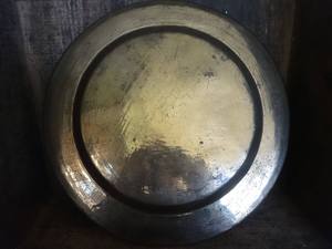 Assiette de présentation de luxe gaufrée avec bordure dorée pour mariage, banquet, hôtel, décoration de table - Product Image 2