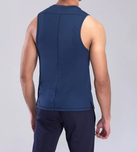 Débardeur de sport oversize en coton gaufré pour homme, haute qualité, style stringer, idéal pour la course et la gym - Product Image 5