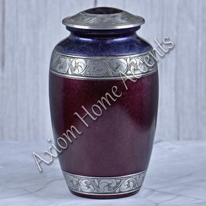 Urna de cremación de aluminio humilde, nuevo diseño, recuerdo conmemorativo de estilo americano, venta al por mayor, urna barata para adultos, acentos para el hogar Axiom - Product Image 2