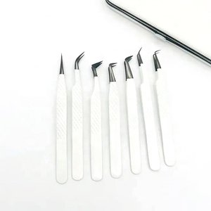 Pince à cils en acier inoxydable pour extensions de cils, outil professionnel d'extension de cils 884 - Product Image 3
