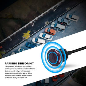 Sensor de Aparcamiento Roadpower Diamond de 6 Piezas con Pantalla LED, Alcance de 0.3–1.5m, DC 10–14.7V, y Alertas Sonoras para un Aparcamiento Seguro - Product Image 2