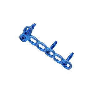 Implantes Quirúrgicos para Mano con Certificación CE ISO, Placa de Bloqueo Metacarpiana de Titanio Anodizado Azul Mini T-Plate de 2.0mm para Fracturas - Product Image 2