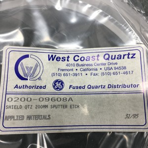 AMAT 0200-09608 SHIELD QUARTZ 200MM SPUTTER ETCH - Équipement et pièces semi-conductrices de renommée mondiale à la confiance du marché - Product Image 3