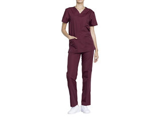 Uniformes Médicos para Hospital, Conjuntos de Uniformes Quirúrgicos Elásticos para Enfermería, para Hombres y Mujeres, con Tejido de Punto - Product Image 1