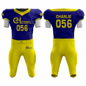 เสื้อแข่งขันกีฬา Heritage Pro พร้อมผ้าแห้งเร็ว รุ่น Elite American Varsity Performance Team Jersey - Product Image 3