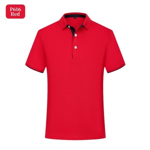 เสื้อโปโล OEM คุณภาพสูง แขนสั้น คอวี ระบายอากาศได้ดี สำหรับผู้ชาย  ผ้าเนื้อหนา สีพื้น  ปักโลโก้ได้ตามสั่ง เหมาะสำหรับใส่เล่นกอล์ฟหรือใส่ลำลอง - Product Image 4