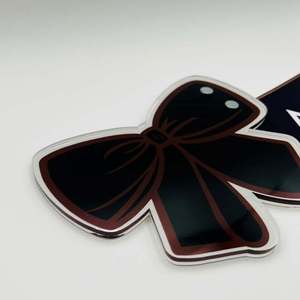 Custom Heart Shape Acrylic <b>Reusable</b> Beauty Tool <b>Eyelash</b> Extension Tile with Magnet for Tweezers Private Label Lash Tiles - Product Image 5