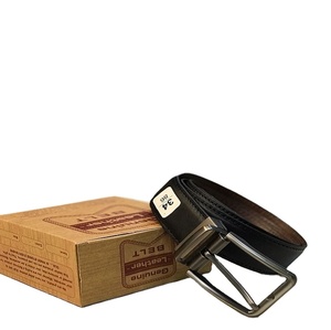 สัมผัสกับสไตล์เหนือกาลเวลาด้วยเข็มขัดหนังแท้ที่มีทองแดงสามารถปรับแต่งความยาวได้และสวมใส่ได้พอดี - Product Image 2