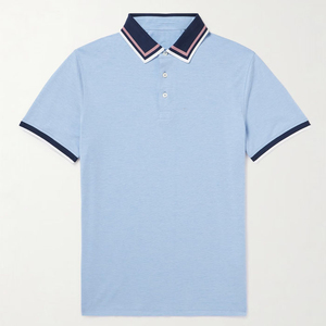 Camisa de Golf Casual para Hombre, de Manga Corta, con Botones, Personalizada, de Color Sólido, Transpirable, Antiarrugas, de Secado Rápido, 100% Algodón Tejido - Product Image 4