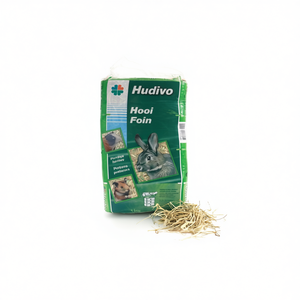 Foin pour lapins Hudivo 1 kg pour petits animaux Alimentation pour animaux de compagnie - Product Image 2