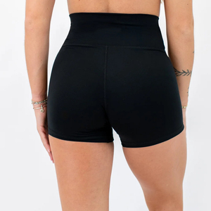 Pantalones Cortos de Yoga de Cintura Alta con Efecto Push-Up y Logo Personalizado para Mujer, Ideales para Gimnasio y Running - Product Image 2