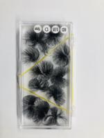 Extensions de cils synthétiques souples 3D 4D préfabriquées faites à la main, volume complet, 0.05 0.07 0.10 mm, boîte personnalisable, haute qualité