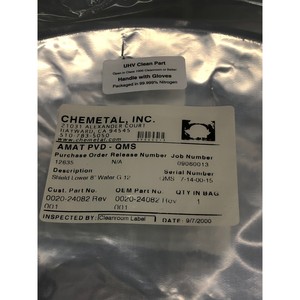 AMAT 0020-24082 PROTECCIÓN INFERIOR TIPO OBLEA DE 8" G-12, 153103 - Equipo y Piezas de Semiconductores de Confianza de la Marca Global Legacy - Product Image 1