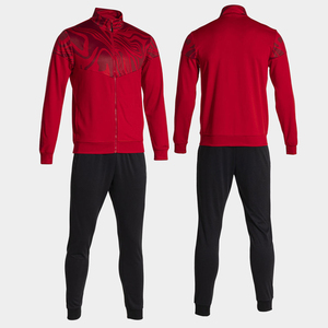 Survêtement de sport pour hommes en gros, imprimé par sublimation à motif vague, avec fermeture éclair intégrale, pour entraînement de football, OEM B2B personnalisé - Product Image 2