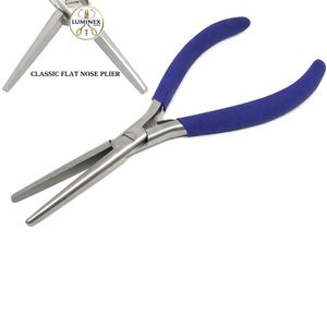 Pince à extensions de cheveux professionnelle en acier inoxydable avec design à micro-perles - Or - Product Image 3