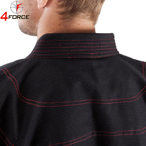 Kimono de Jiu-Jitsu BJJ personnalisable de haute qualité, uniforme léger en coton tissé perlé 340g, prérétréci, durable et renforcé - Product Image 4