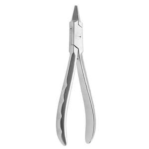 Alicates de punta plana con ranuras transversales de acero inoxidable, mandíbulas dentadas para cirugía ortopédica, herramientas para sujetar y doblar alambres, reutilizables y duraderas - Product Image 5