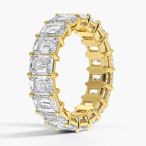 Bague en V avec diamants marquise et ronds à contour incurvé - Product Image 2