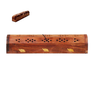 High Quality Wooden Carved Handmade Natural Wooden <b>Incense</b> <b>Stick</b> <b>Holder</b> New Style Fragrance <b>Incense</b> Burner For Home Decoration - Product Image 1