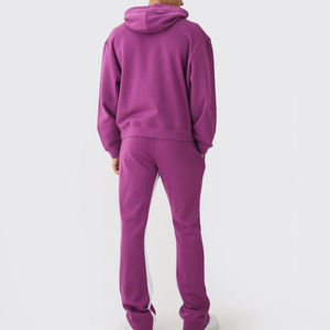 Survêtements pour hommes de haute qualité, vente en gros, nouvelle mode, 100% coton, molleton épais, coupe ample, personnalisés, style streetwear - Product Image 3