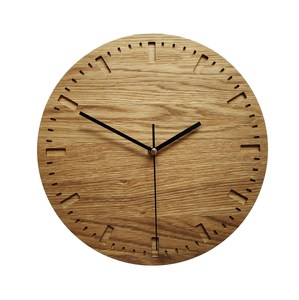 Horloge murale en bois naturel, prix abordable, élégante, pour salon, chambre, bureau - Product Image 5