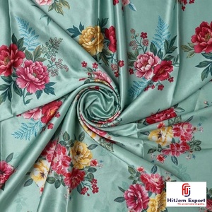 Premium Printed Japan Satin Fabric Manufacturer Custom OEM ODM Apparel Bridal Home Textile Export Factory - Product Image 2