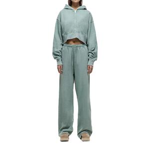 Ensemble de survêtement d'entraînement pour femme, à capuche, en textile, collection hiver 2026, séchage rapide, prix abordable, deux pièces, coupe oversize - Product Image 4