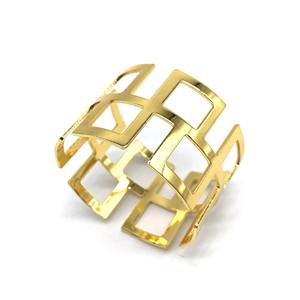 Anillos de servilleta metálicos de buena calidad que aportan una presencia elegante y mejoran sutilmente la experiencia gastronómica en general. - Product Image 6