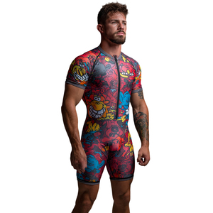 Traje Moldeador con Cremallera para Lucha Libre, Deportes, Fitness, Entrenamiento, Levantamiento de Pesas, Uniformes Deportivos - Product Image 1