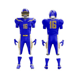 Tenues de football américain extensibles dans quatre directions, uniformes d'équipe de football américain, maillots de football américain par sublimation - Product Image 1