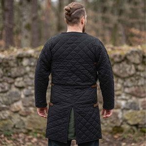 Gambeson médiéval personnalisé OEM ODM pour homme, veste rembourrée, manteau Gambeson, coton matelassé 2 couches, haute résistance à l'usure - Product Image 2