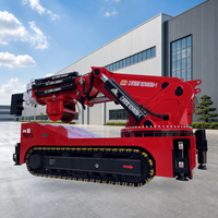 Grue sur chenilles hydraulique télécommandée 65T avec moteur et boîte de vitesses pour zones montagneuses et chantiers difficiles LDZ2600ZB6+1