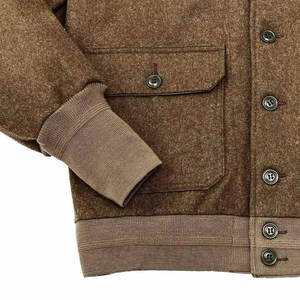 Veste en polaire Sherpa personnalisée de qualité supérieure pour hommes, vêtements d'extérieur chauds et doux pour l'hiver, manteau confortable et décontracté doublé de Sherpa - Product Image 4