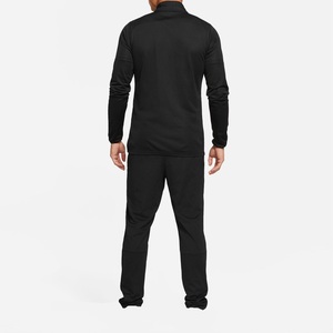 2026 Men <b>Black</b> Full Zip <b>Turtleneck</b> Tracksuit Set Solid Color Casual Long Sleeve Sweatshirt And Pants Autumn Wear 100% Polyester - Product Image 2