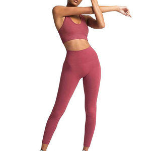 Conjunto de Ropa Deportiva de Yoga de 2 Piezas para Mujer, Precio al por Mayor, Impresión Personalizada de Alta Calidad, Peso Ligero - Product Image 6