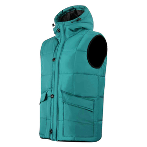 Men Casual Puffer Vest Winter Sleeveless Jacket Quilted Warm Body <b>Warmer</b> Lightweight Outdoor OEM Custom Supplier - Product Image 3
