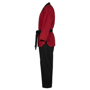 Uniforme de Taekwondo para Niños, Dobok con Cuello en V, Traje de Entrenamiento con Cintura Elástica - Product Image 3