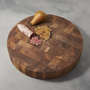 Round Acacia Wood Cutting Board Serving Board Solid Wood <b>Kitchen</b> Chopping Board Food Grade Eco Friendly OEM Supplier - Product Image 5