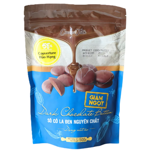 Fabrication, vente en gros, exportation de chocolat pur de qualité professionnelle, OEM/ODM, chocolat noir véritable HALAL, boutons de chocolat 58% cacao, boulangerie - Product Image 1