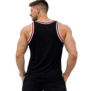 Proveedor OEM de Camisetas de Gimnasio, Camiseta sin Mangas con Estampado Personalizado, Pedido al por Mayor, Camiseta Deportiva de Algodón y Elastano, Exportación de Fábrica - Product Image 6